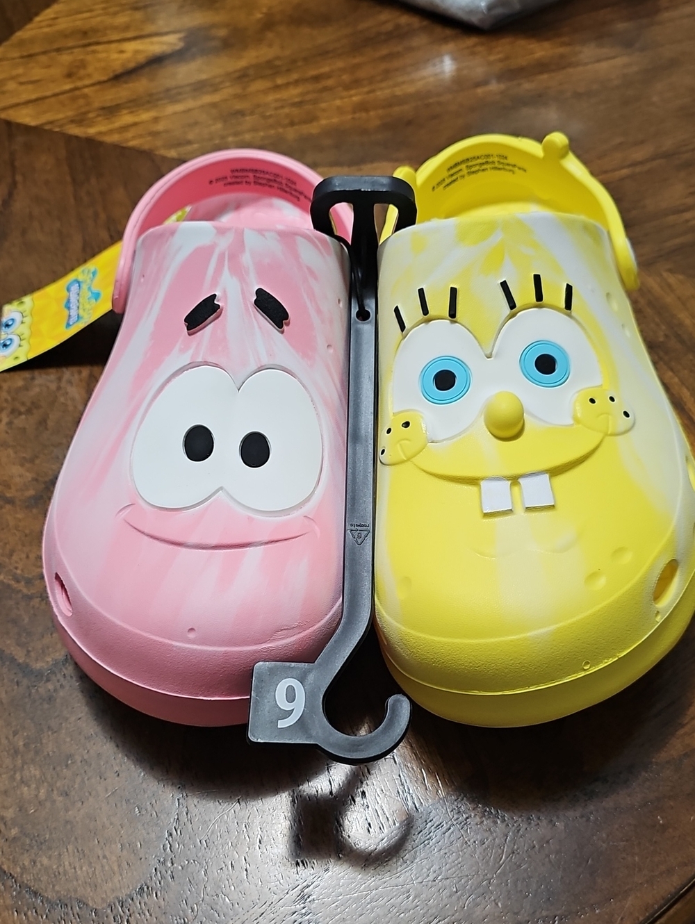 SpongeBob Squarepants Kids Clogs in Pink and Yellow